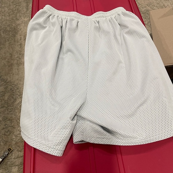Nike White Mesh Shorts men large, comfy NWOT - Picture 5 of 9